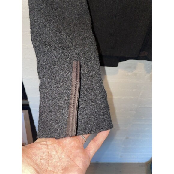 Banana Republic Wool Cropped Blazer 8 Dark Academia Preppy Classic Grandpacore - Picture 7 of 7